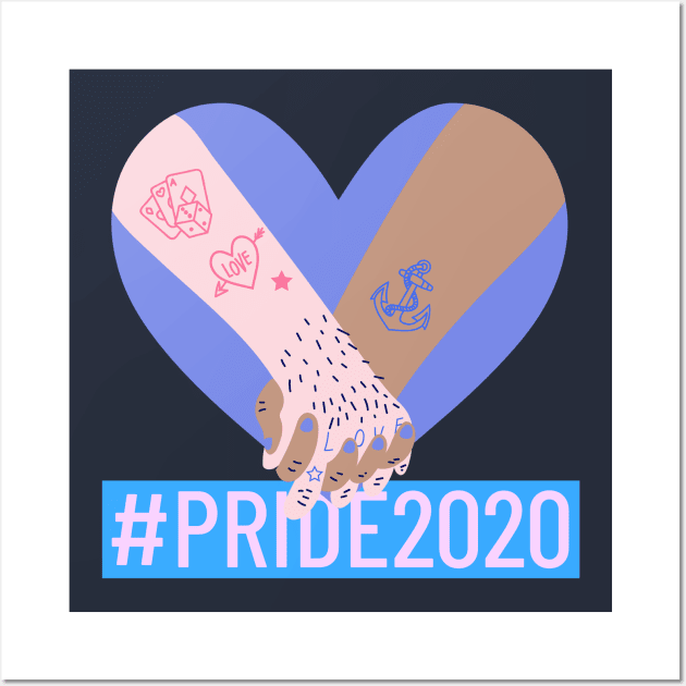 PRIDE 2020 by WOOF SHIRT Wall Art by WOOFSHIRT